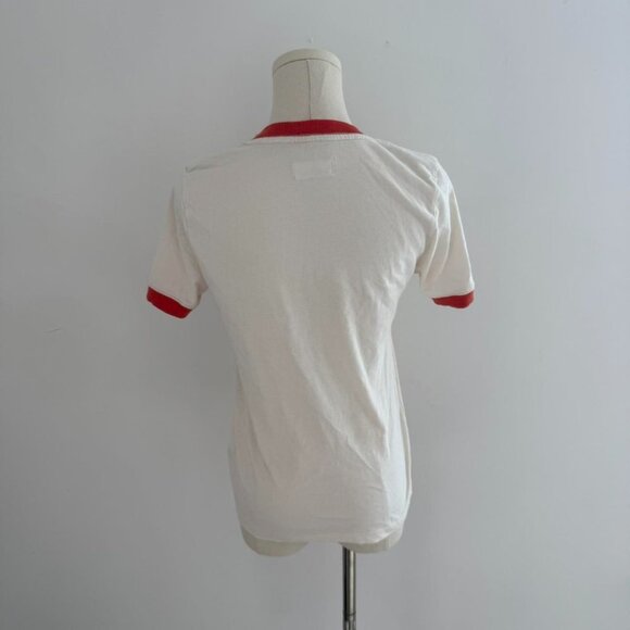 ASKK NY Classic Ringer Tee White And Red Size Small - Picture 3 of 5